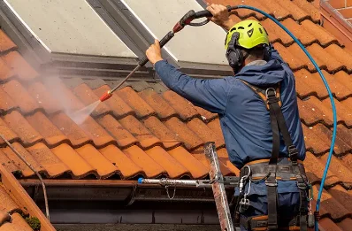 Démoussage et hydrofuge de toiture à Briatexte